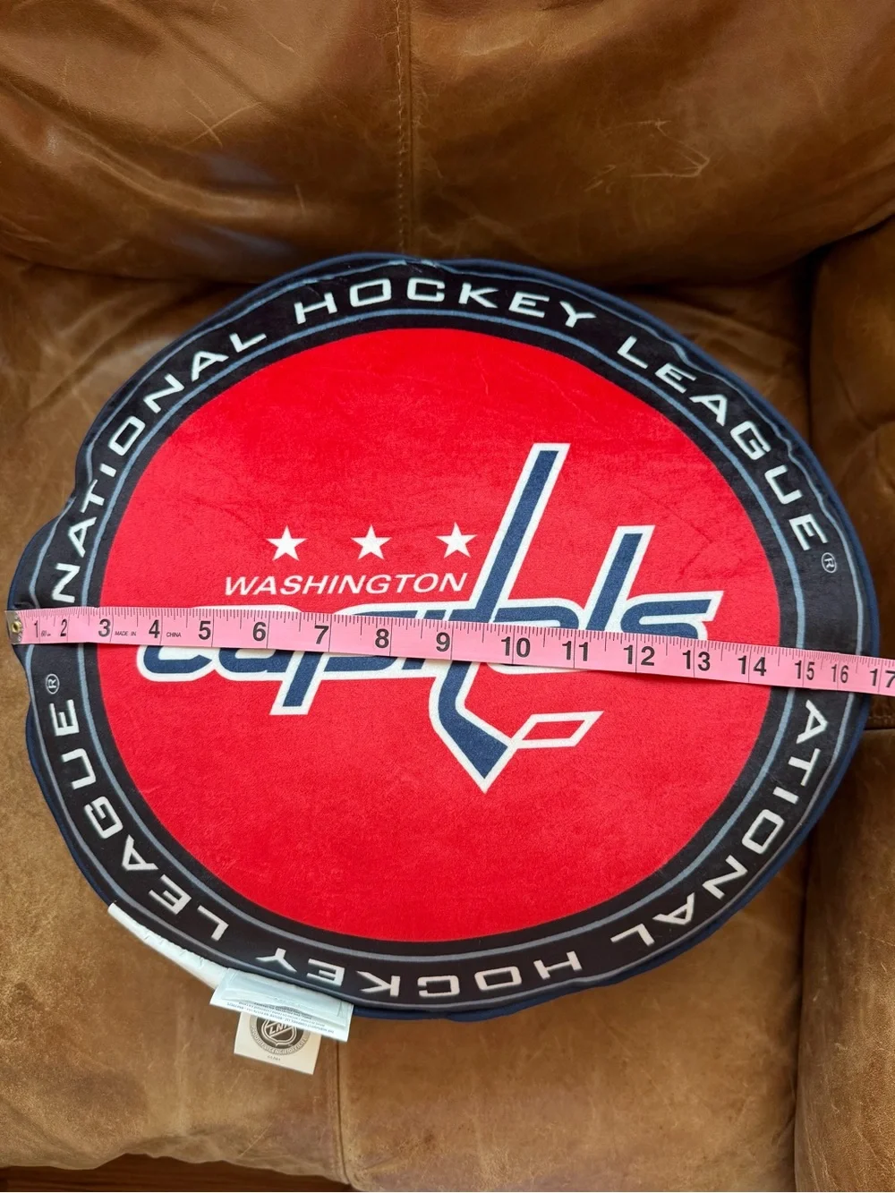 NWT NHL Washington Capitals Puck Travel Cloud Pillow